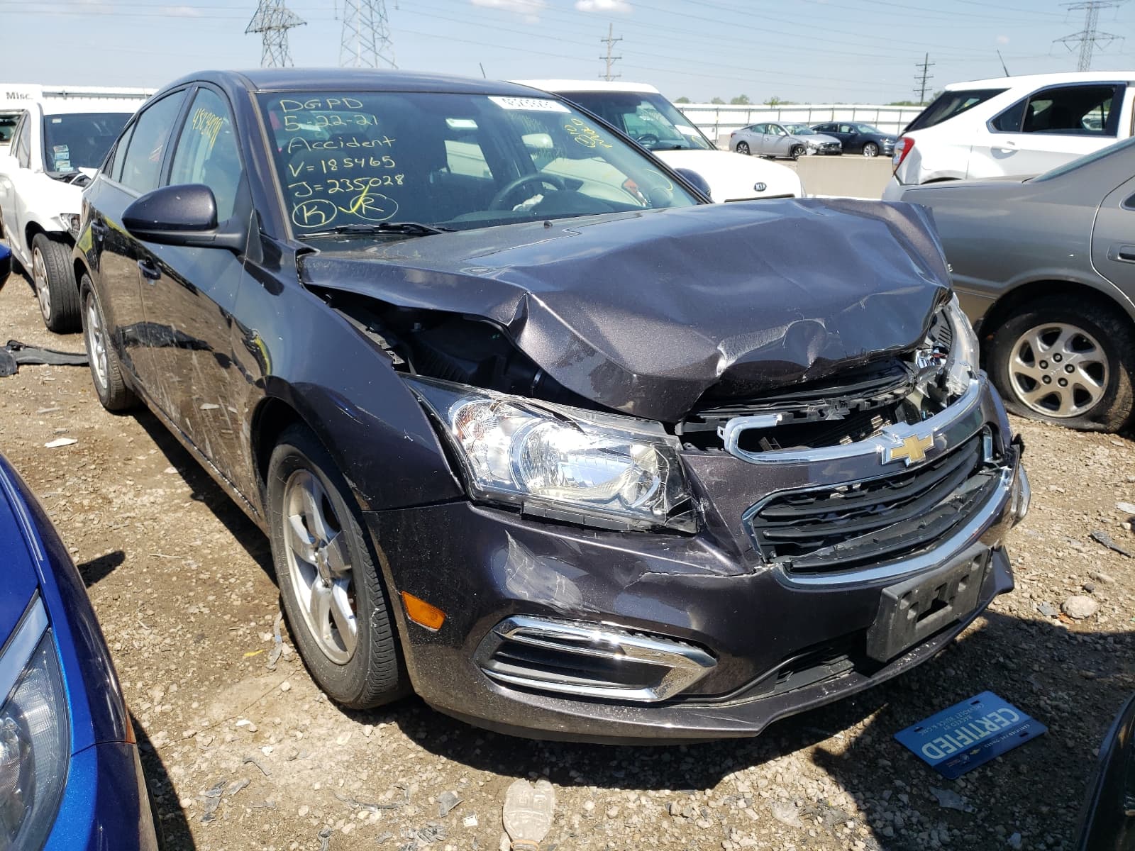 2016 CHEVROLET CRUZE LIMI LT